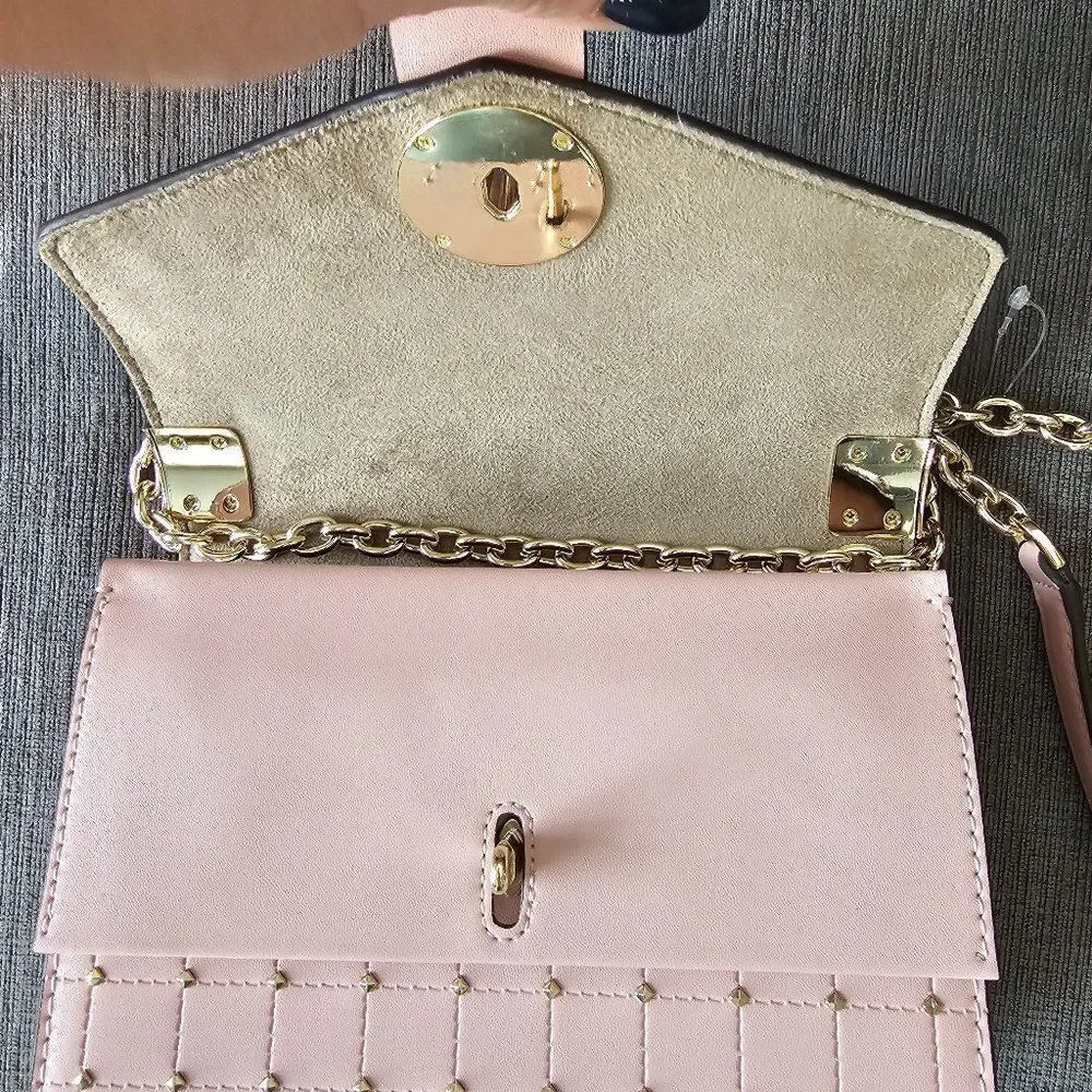 Michael Kors Women Smokey Rose Greenwich Crossbody Bag - Picture 8 of 12